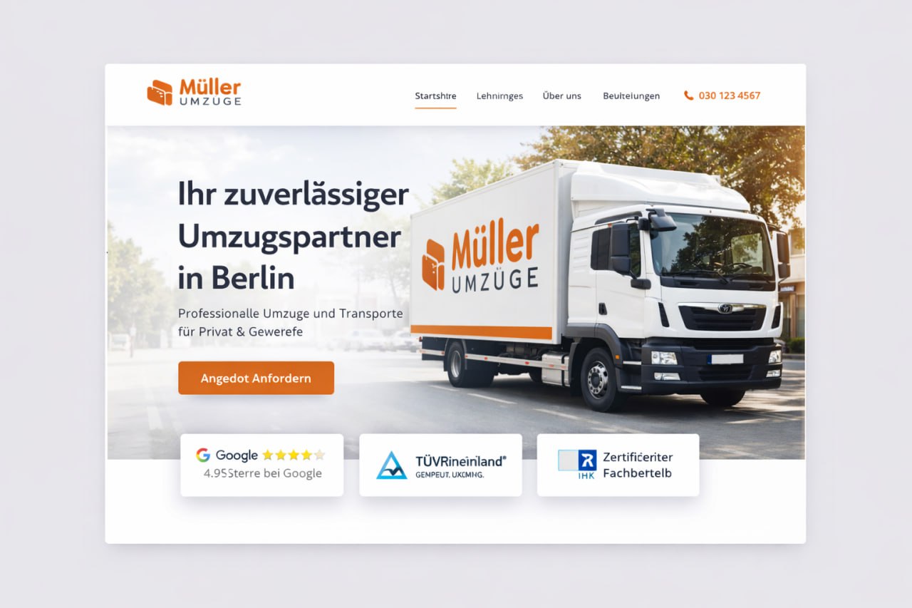 Umzugsfirma Webdesign